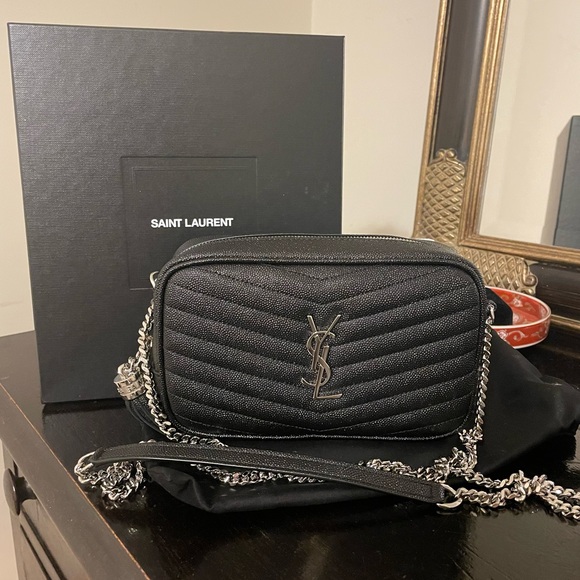 Yves Saint Laurent Bags Ysl Mini Lou Quilted Leather Camera Bag